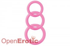Twiddle Ring - 3 Sizes - Pink 