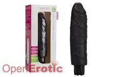 Realistic Skin Vibrator Normal Size - Black 