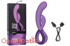 Leia Rechargeable Dual Action Wand - Lavender 