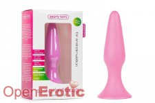 Silky Buttplug Medium Size - Pink 