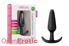 The Cork - Buttplug Small Size - Black 