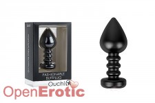 Fashionable Buttplug - Black 