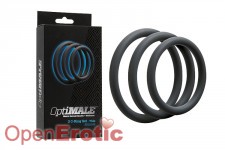 OptiMALE - 3 C-Ring Set - Thin - Slate 