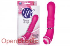 Power It Up! -10-Function Silicone Massager - Pink 