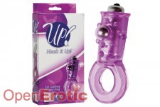 Hook It Up! - Top Loading Beaded Ring - Purple 