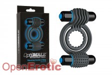 OptiMALE - Vibrating Double C-Ring - Slate 