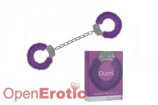 Beginners Furry Leg Cuffs - Purple 