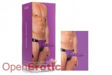 Hollow Design Strap-On - Purple 