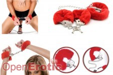 Red Furry Cuff Kit 