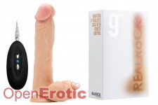 Vibrating Realistic Cock - 9 Zoll - Skin 