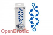 Silicone O Beads - 2 Sizes - Blue 