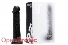 Realistic Cock - 9 Zoll - Black 