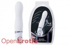 Snoo 10 Function Silicone Vibrator 9 cm - White 