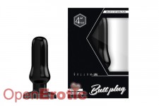 Buttplug - Rubber - 4 Inch - Model 4 - Black 
