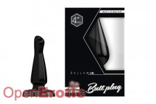 Buttplug - Rubber - 4 Inch - Model 3 - Black 