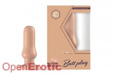 Buttplug - Rubber - 4 Inch - Model 4 - Flesh 