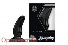 Buttplug - Rubber - 4 Inch - Model 7 - Black 