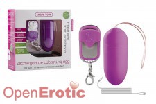 Rechargeable Vibrating Egg Purple - Big Size 