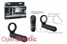 Remote Control Double Penetrator - Black 