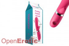 Pussy Posse Growl Vibrator - Pink 