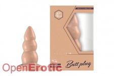 Buttplug - Rubber - 4 Inch - Model 6 - Flesh 