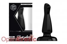 Buttplug - Rubber - 7 Inch - Model 3 - Black 