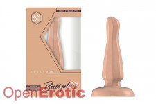 Buttplug - Rubber - 6 Inch - Model 3 - Flesh 