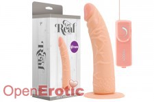 Get Real Vibrating - 7 Inch - Flesh 