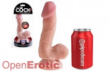 Dual Density Cock with Balls - 6,5 Inch - Skin 
