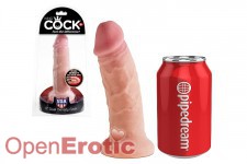 Dual Density Cock - 6 Inch - Skin 