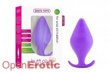 Butt Plug with Handle - Small - Purple 