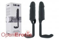 No. 38 - Stretchy Penis Extension and Plug - Grey 