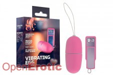 40 Speed Remote Vibrating Egg - Pink 