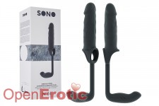 No. 34 - Stretchy Penis Exten and Plug - Grey 