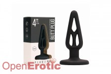 Butt Plug - Hollow 2 - 4 Inch - Black 