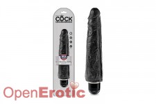 9 Inch Vibrating Stiffy - Black 