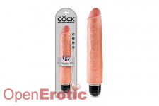 10 Inch Vibrating Stiffy - Skin 