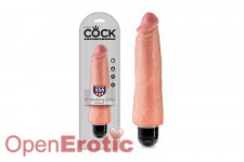 8 Inch Vibrating Stiffy - Skin 