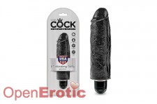 6 Inch Vibrating Stiffy - Black 