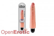 9 Inch Vibrating Stiffy - Skin 