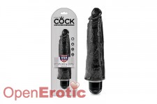 8 Inch Vibrating Stiffy - Black 