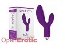 Holy - G-Spot and Clitoral Vibrator - Purple 