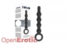 No. 59 Dildo with Metal Ring - Black 