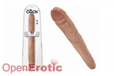 16 Inch Thick Double Dildo - Tan 