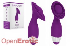 Lace -Clitoral Vibrator - Purple 