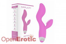 Verne - G-Spot and Clitoral Vibrator - Pink 