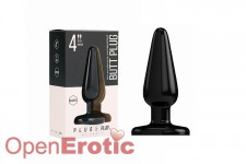 Butt Plug - Basic - 4 Inch - Black 