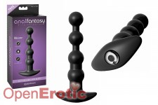 Rechargeable Anal Beads - Black 