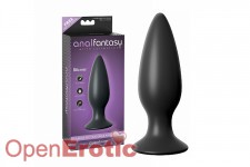 Large Rechargeable Anal Plug - Black 