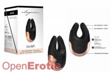 Dual Motor Clitoral Stimulator - Lavish - Black 